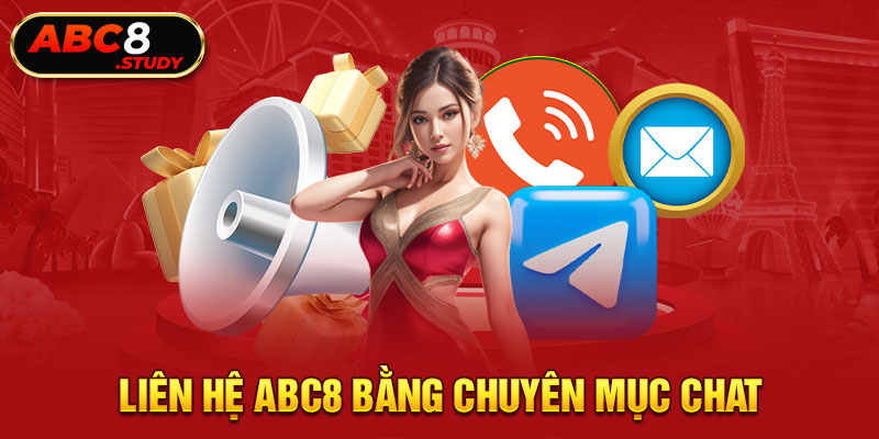 Liên hệ ABC8 bằng chuyên mục chat